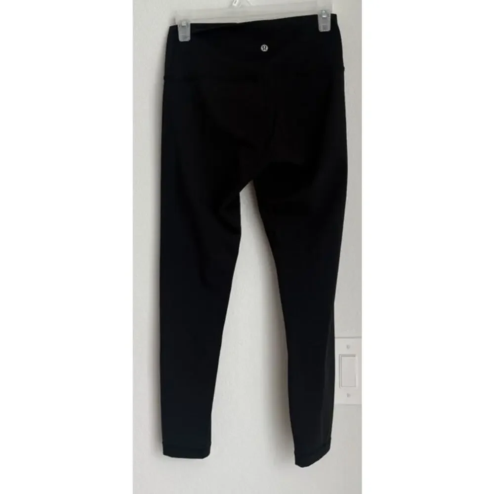 NWOT Womens Lululemon Black Wunder Under Legging 25